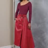V2050 Misses' Skirts and Belt