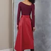 V2050 Misses' Skirts and Belt