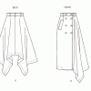 V2050 Misses' Skirts and Belt