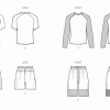M8517 Men's Rashguards and Shorts