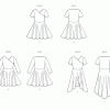 M8520 Children's and Girls' Knit Dresses