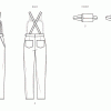 ME2083 Misses' and Women's Overalls and Belt Bag by Aaronica B. Cole