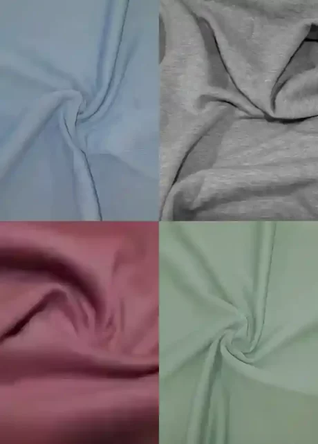 Cotton-rich fleece-backed sweatshirting