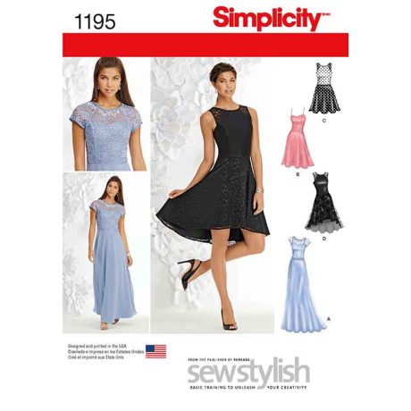 S1195 Women's and Petite Special Occasion Dress