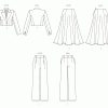 B7012 Misses' Jacket, Skirt, and Pants