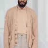 ME2105 Men's Knit Turtleneck and Cardigan by Norris Danta Ford