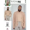 ME2105 Men's Knit Turtleneck and Cardigan by Norris Danta Ford