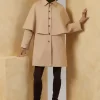 V2074 Misses' Cape Coat in Two Lengths
