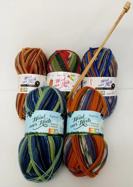 Head Over Heels, A Walk in Nature (Sock Yarn)