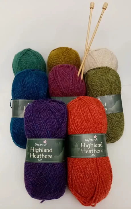 Highland Heathers, DK Yarn