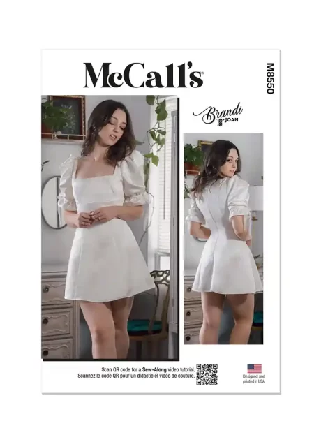 M8550 Misses' Dress by Brandi Joan