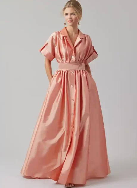 M8556 Misses' Shirtdress in Three Lengths
