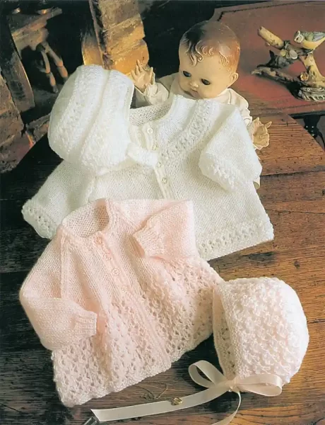 4003 Baby Jackets, Bonnet and Hat (Special for Babies DK)