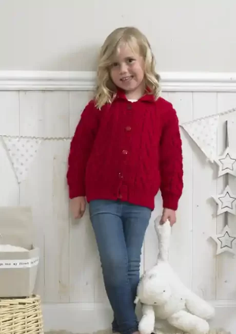 4174 Children's Aran pattern Jackets, Cap and Mittens (Special Aran)