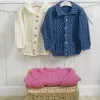 4205 Children's Aran pattern Duffle Jackets and Sweater (Special Aran) - Image 2