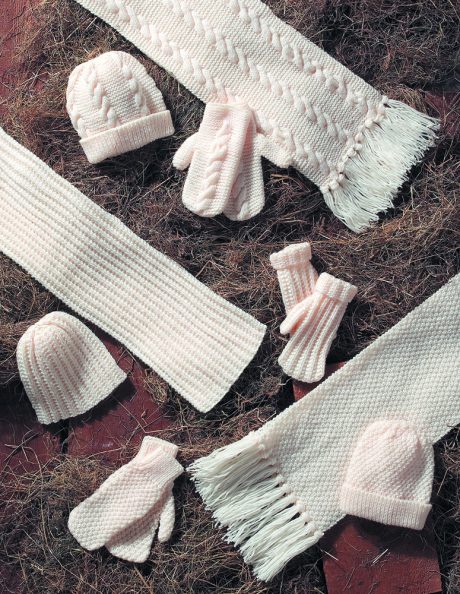 8049 Children's hats, scarves, and mittens (Special Aran)