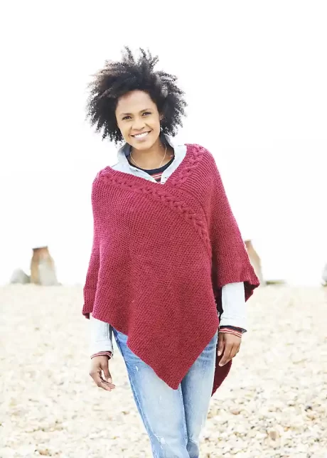 9694 Sweater and Poncho (Bellissima Chunky)
