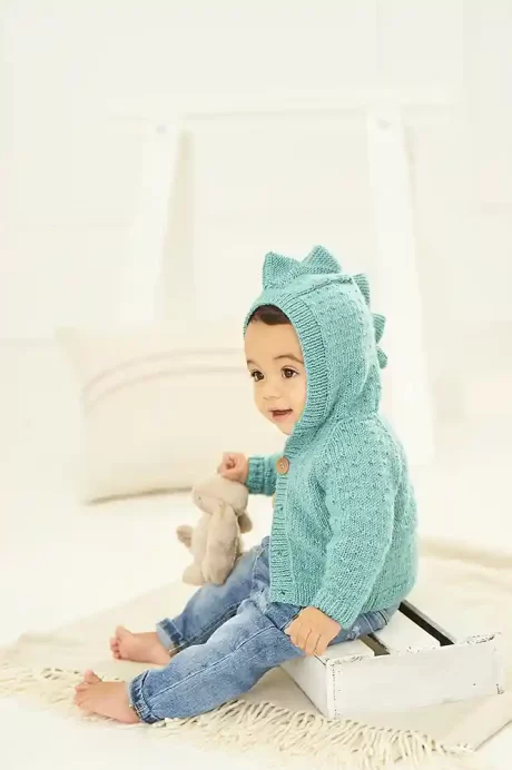 9758 Baby Easy Knit jackets (Bambino DK)