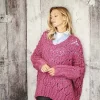 9807 Ladies Poncho and Sweater (Special XL Tweed) - Image 3
