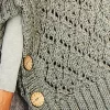 9807 Ladies Poncho and Sweater (Special XL Tweed) - Image 4
