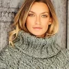9807 Ladies Poncho and Sweater (Special XL Tweed) - Image 5