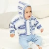 9841 Baby Easy Cable sweater and hoodie (Bambino Prints DK) - Image 4