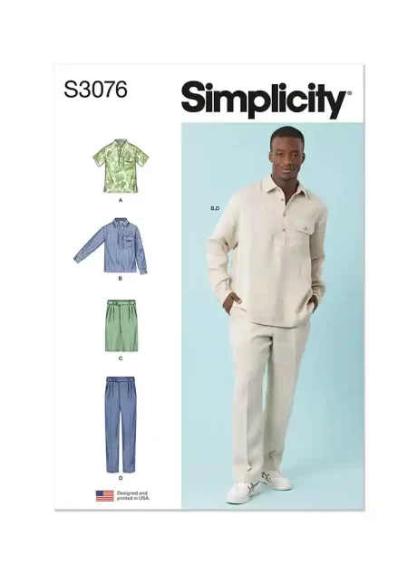 S3076 Men's Tops, Shorts and Pants