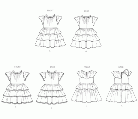 S3078 Children's Dresses