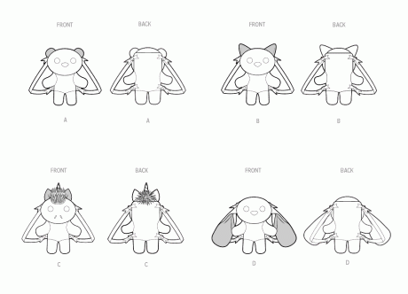 S3090 Animal Mini Backpacks