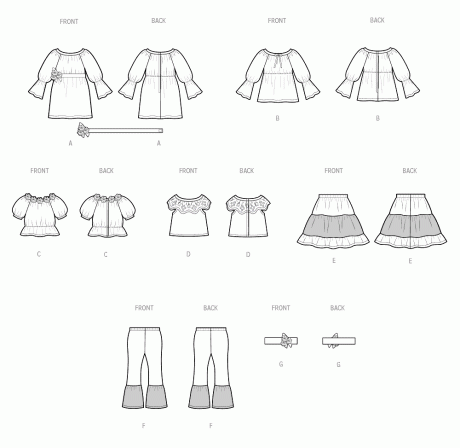 S3092 18" Doll Clothes by Carla Reiss