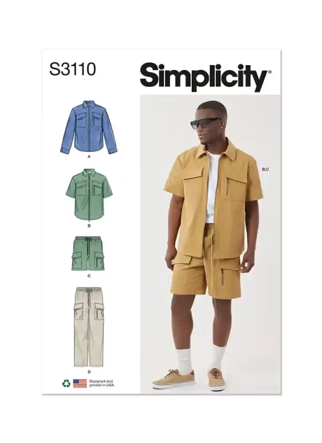 S3110 Men's Shirts, Shorts and Pants