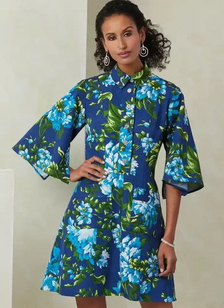V2083 Misses' Dress in Two Lengths
