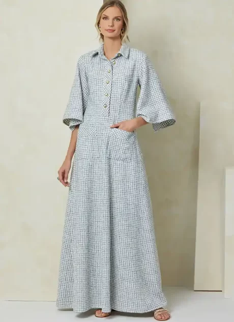 V2083 Misses' Dress in Two Lengths