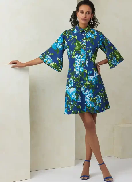 V2083 Misses' Dress in Two Lengths