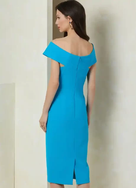 V2086 Misses' Dress by Badgley Mischka