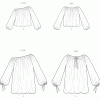 V2091 Misses' Top with Length Variations