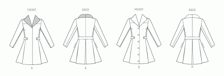 V2092 Misses' Coats