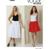 V2095 Misses' Skirt in Two Lengths
