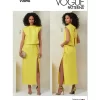 V2096 Misses' Top and Skirt