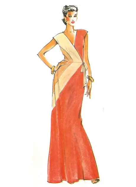 V2100 Misses' Knit Dress by Diane Von Furstenberg