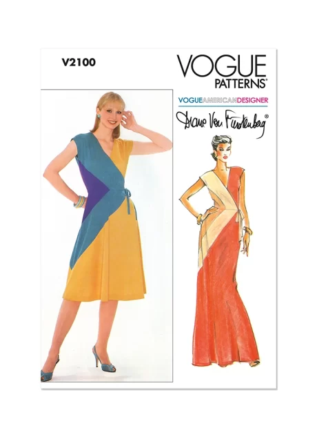 V2100 Misses' Knit Dress by Diane Von Furstenberg