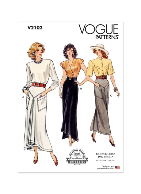 V2102 Misses' Skirts