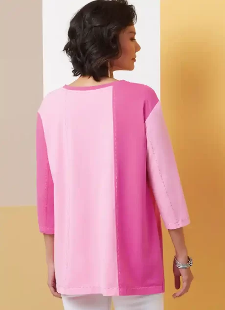 B7023 Misses' Knit Tunics by Katherine Tilton