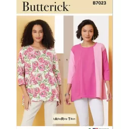 B7023 Misses' Knit Tunics by Katherine Tilton