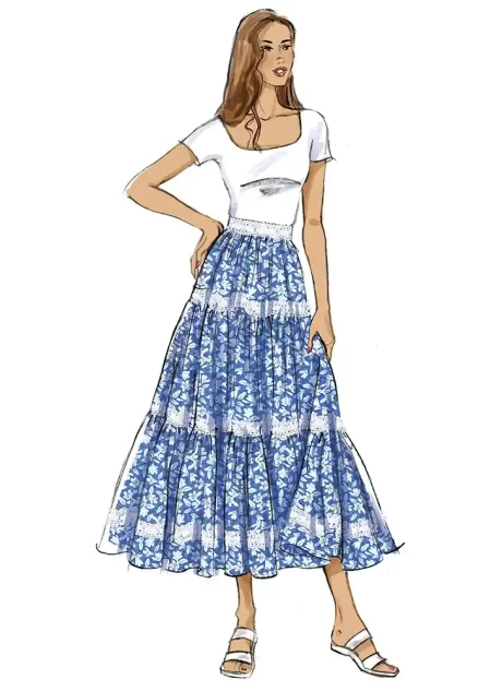 B7025 Misses' Skirts