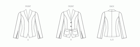 B7026 Misses' Jackets by Palmer/Pletsch Tammie Ponstler