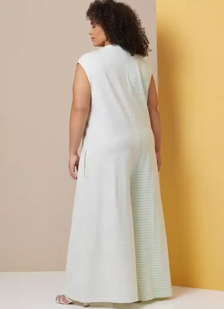 B7029 Misses' and Women's Knit Jumpsuits