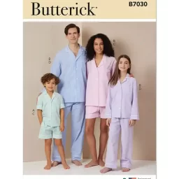 B7030 Girls' and Boys' and Adults' Shirts, Shorts and Pants