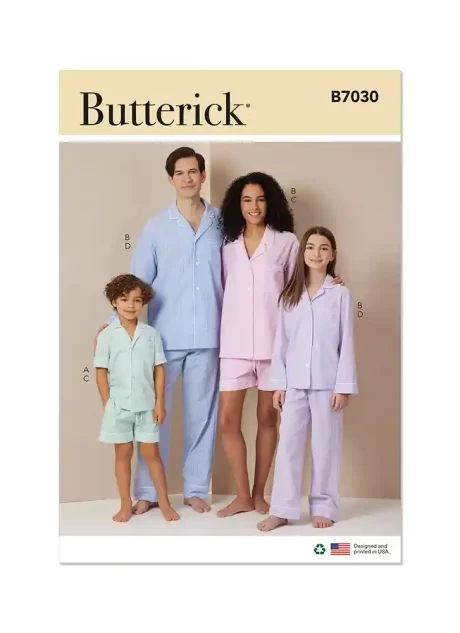 B7030 Girls' and Boys' and Adults' Shirts, Shorts and Pants