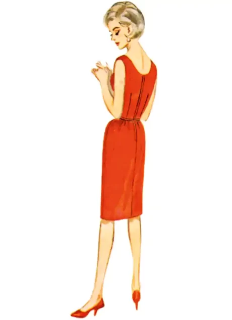 B7035 Misses' Dress, Jacket, Capelet and Overskirt